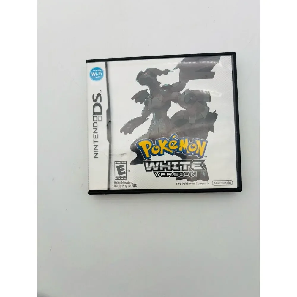 Case and Manual Only NO GAME OEM Pokemon White Version Nintendo DS Authentic